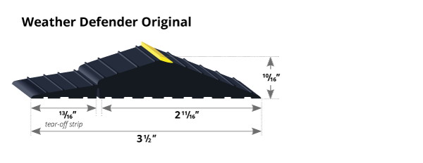 Weather Defender original dimensions