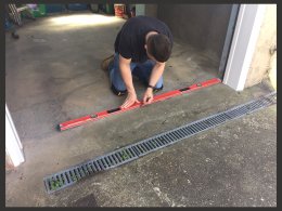 Garage door threshold - How to fit