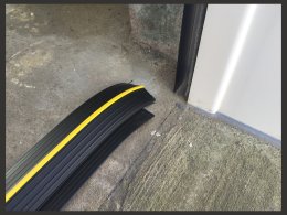 Garage door threshold - How to fit